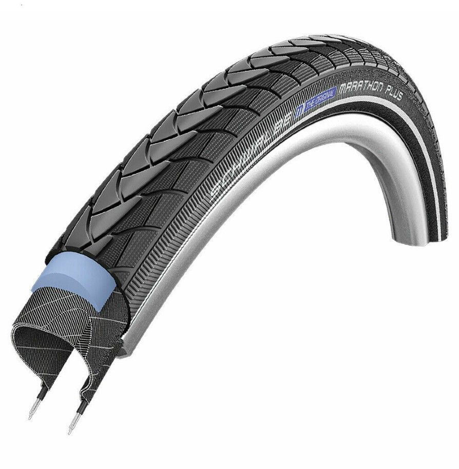 Schwalbe Marathon plus Urban/hybrid 700 x 32c Bike Tyres Optional Tubes